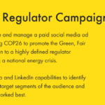 Paid Social Campaign for UK Energy Regulator